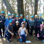 E&A members attack the ropes course!